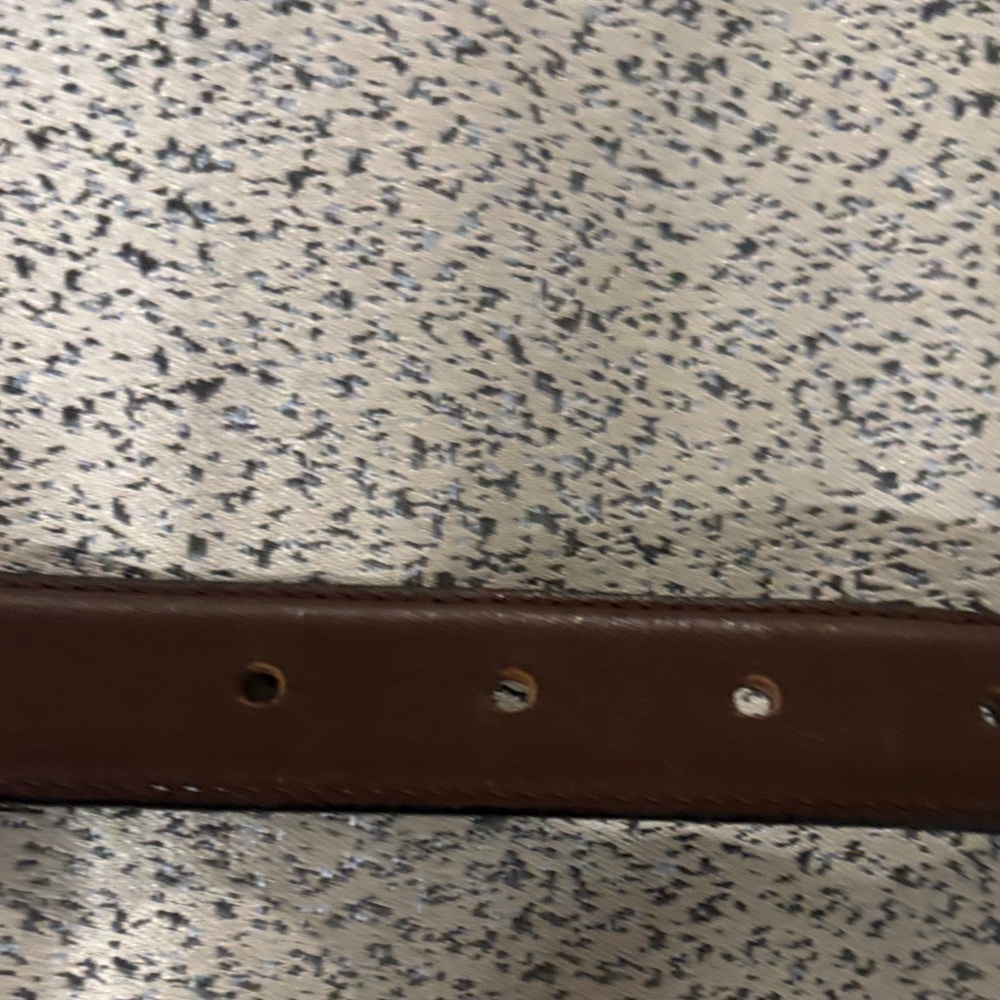 Janie and Jack Dark Brown Boys Leather Belt - size 4-5yrs - Picture 6 of 6